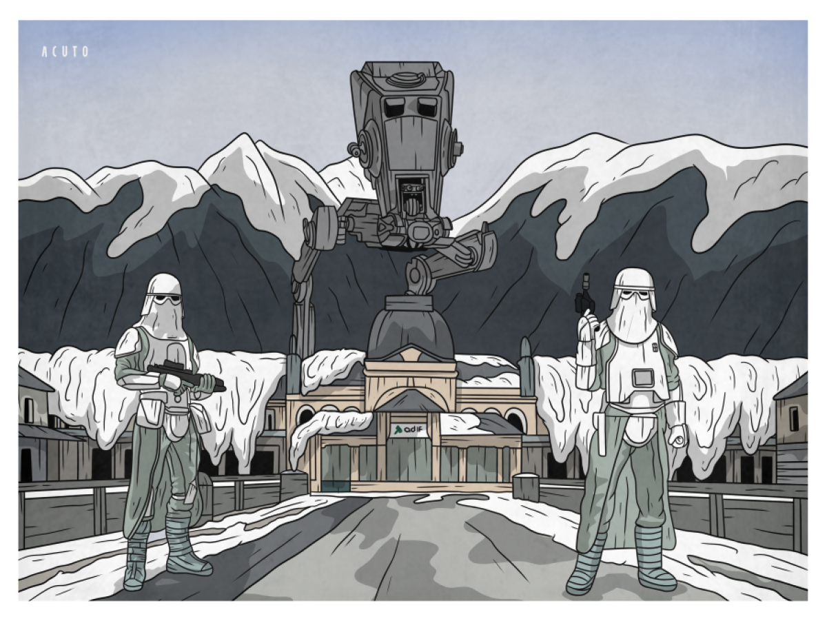 The Empire strikes back in Canfranc